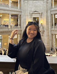 Photo of a woman smiling