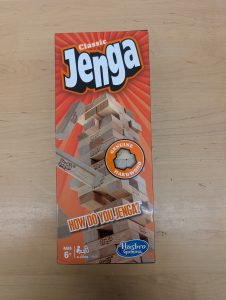 Jenga game box