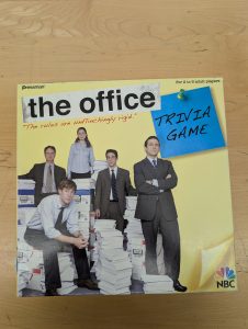The Office Trivia Game board game box