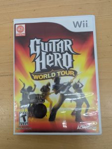 Wii Guitar Hero World Tour game box
