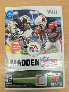 Wii Madden 10 game box