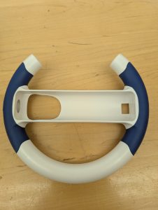 Wii Racing Wheel with blue grip