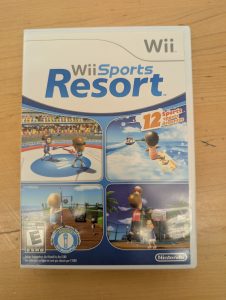 Wii Sports Resort game box