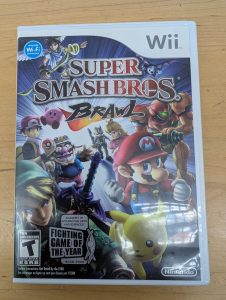 Wii Super Smash Bros Brawl game box