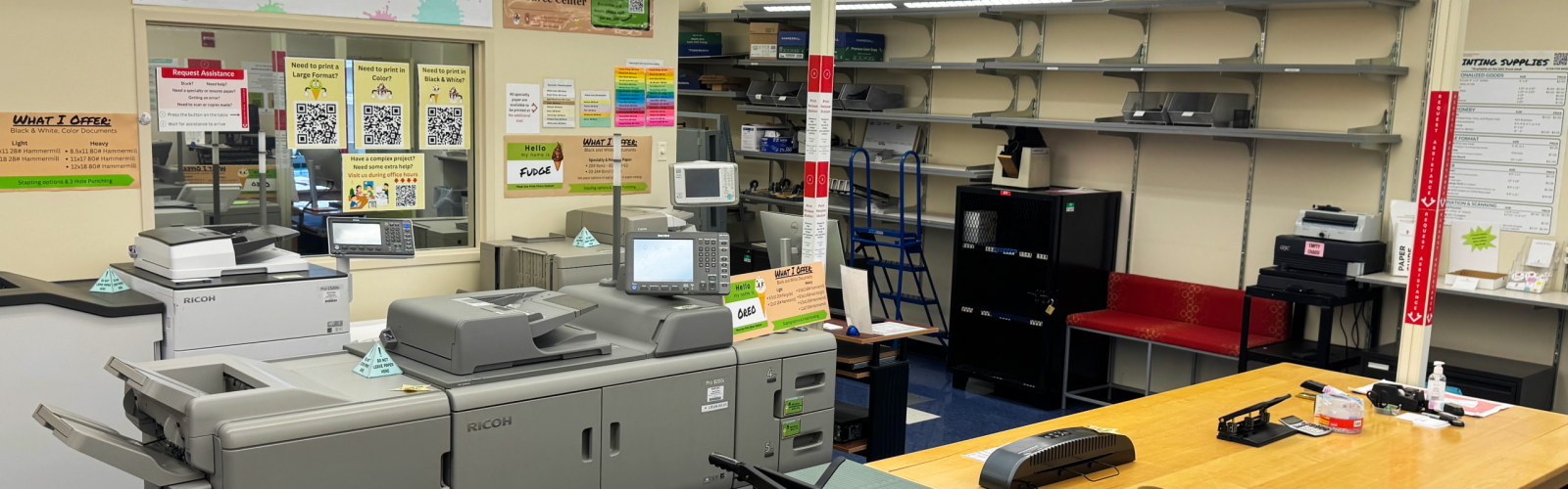 picture of the print and resource center