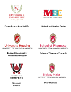 Group of six sponsor logos.