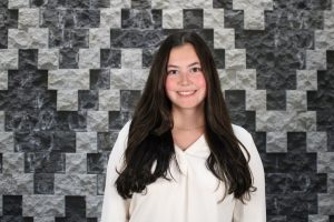 Woman smiling