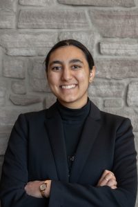 Woman smiling