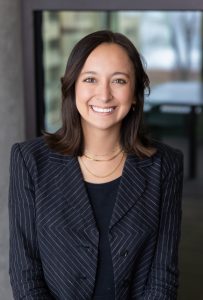 Woman smiling
