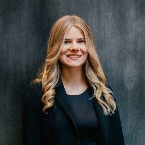 Woman smiling