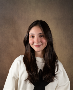 Woman smiling softly