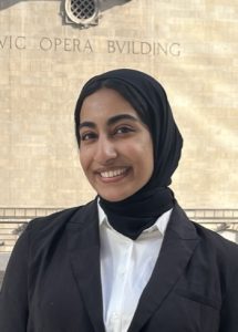 Woman smiling softly