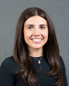Woman smiling brightly