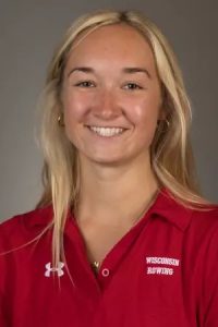 Woman smiling