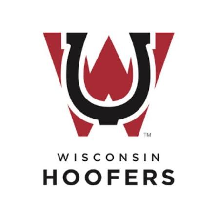 A logo for the Wisconsin Hoofers
